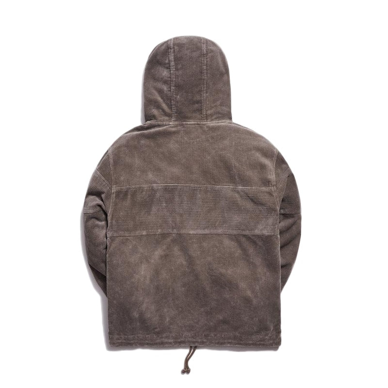 Kith Corduroy Double Pocket Hoodie Cinder