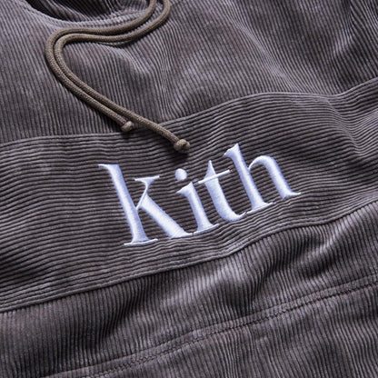 Kith Corduroy Double Pocket Hoodie Cinder