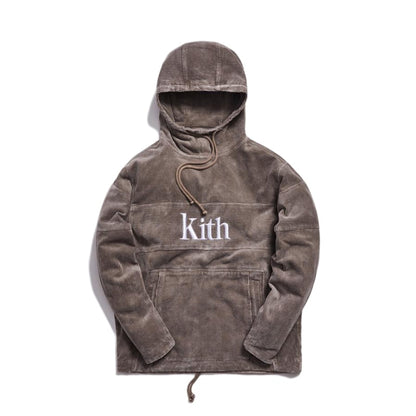 Kith Corduroy Double Pocket Hoodie Cinder
