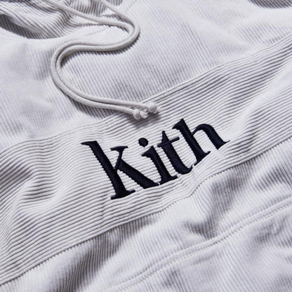 Kith Corduroy Double Pocket Hoodie Ivory