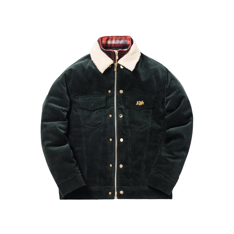 Kith Corduroy Laight Jacket Forest Green