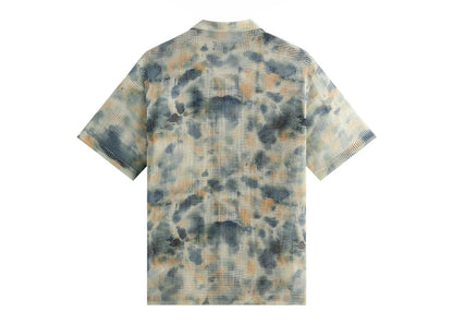 Kith Cotton Mesh Thompson Camp Collar Shirt Cyanotype