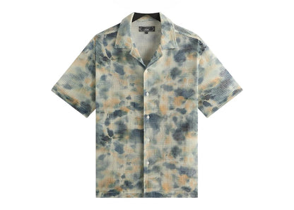 Kith Cotton Mesh Thompson Camp Collar Shirt Cyanotype