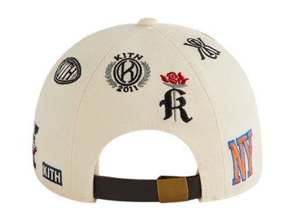 Kith Cotton Twill All-Over Patch Cricket Cap Sandrift