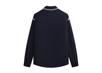 Kith Crochet Detail Apollo Shirt Nocturnal