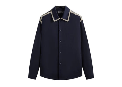 Kith Crochet Detail Apollo Shirt Nocturnal
