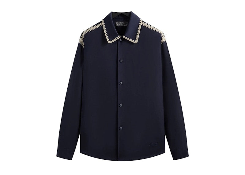 Kith Crochet Detail Apollo Shirt Nocturnal