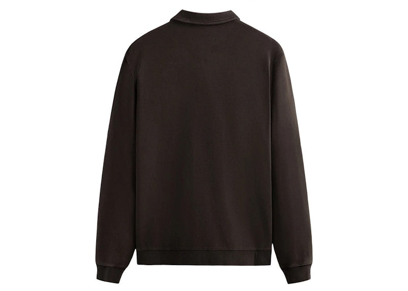 Kith Crystal Wash Interlock Harmon Pullover Rugby Kindling