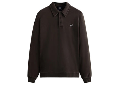 Kith Crystal Wash Interlock Harmon Pullover Rugby Kindling