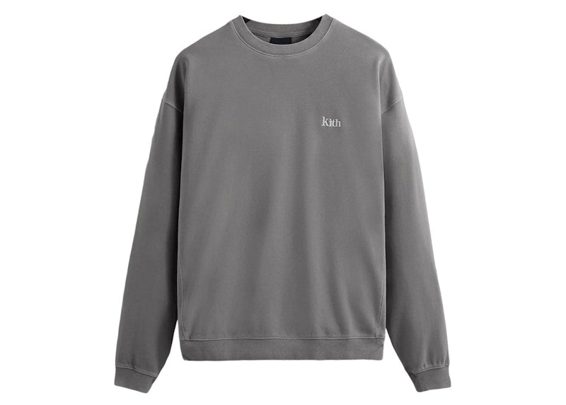 Kith Crystal Wash Interlock Vintage Crewneck Statue