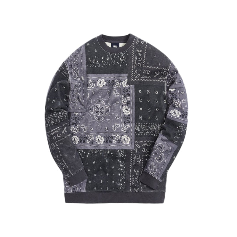 Kith Deconstructed Bandana Crewneck Black