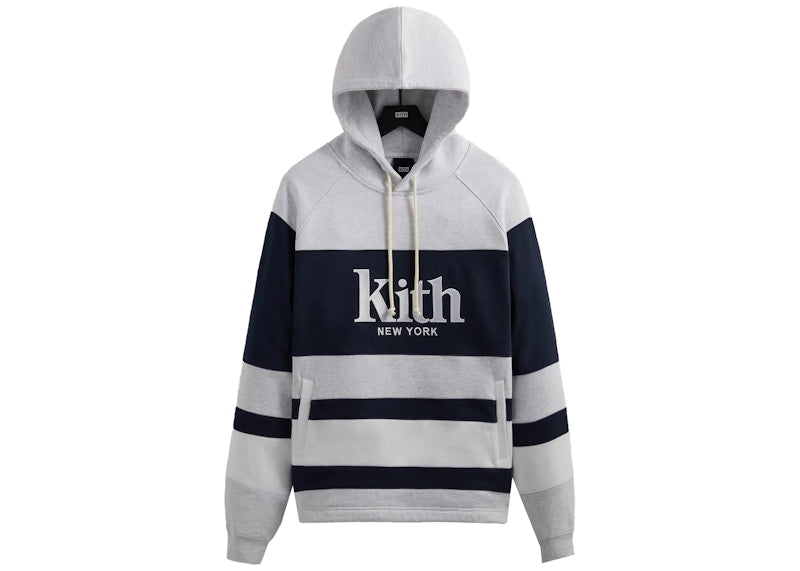 Kith Delk Hockey Hoodie Light Heather Grey
