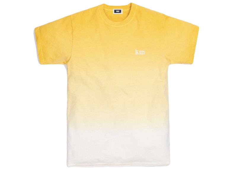 Kith Dip Dye Tee Yellow