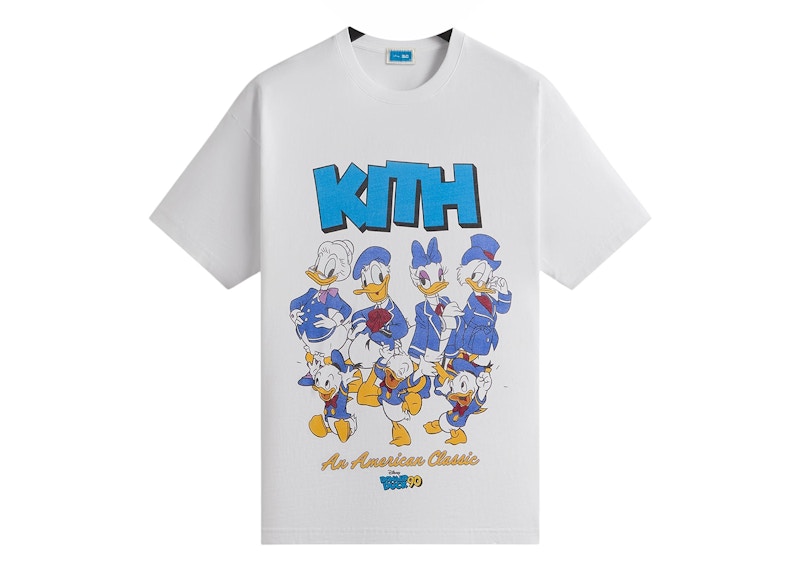 Kith Disney Donald Duck Family Vintage Tee White