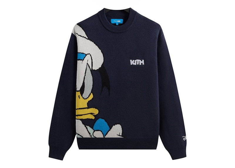Kith Disney Donald Duck Lewis Crewneck Sweater Nocturnal