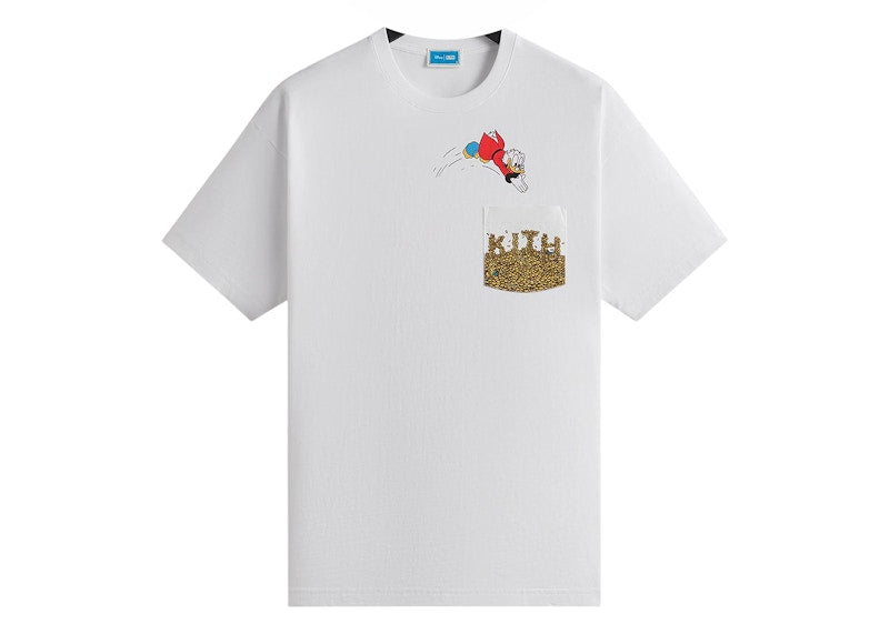 Kith Disney Donald Duck Scrooge Coins Tee White