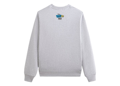 Kith Disney Donald Duck Varsity Vintage Nelson Crewneck Light Heather Grey