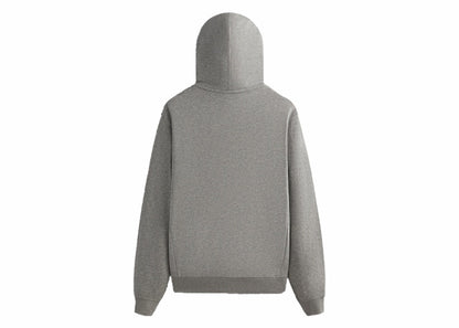 Kith Double Face Williams V Full Zip Hoodie Mid Heather Grey