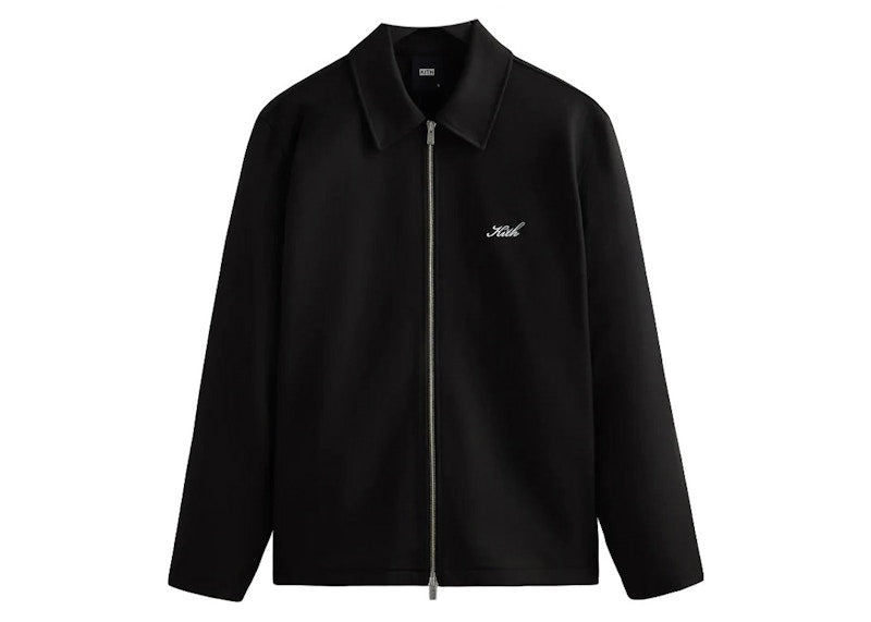 Kith Double Knit Coaches Jacket Black