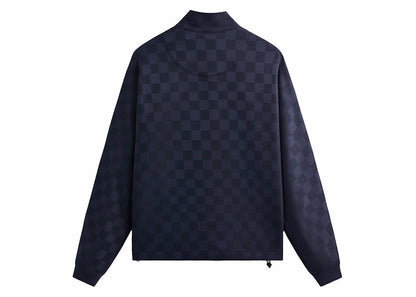 Kith Double Knit Davis Quarter Zip Pullover Nocturnal