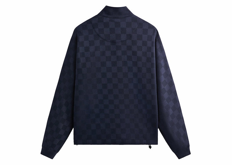 Kith Double Knit Davis Quarter Zip Pullover Nocturnal