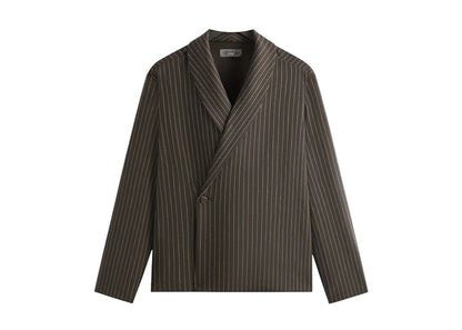 Kith Double Weave Long Sleeve Thompson Crossover Shirt Kindling