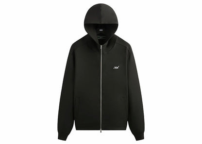 Kith Double Weave Selfridge Zip Up Hoodie Black
