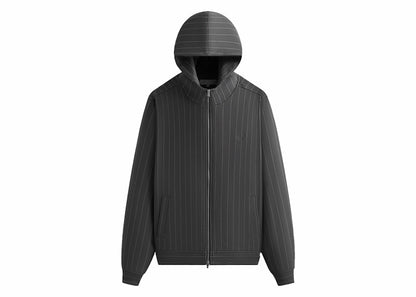 Kith Double Weave Selfridge Zip Up Hoodie Carbon