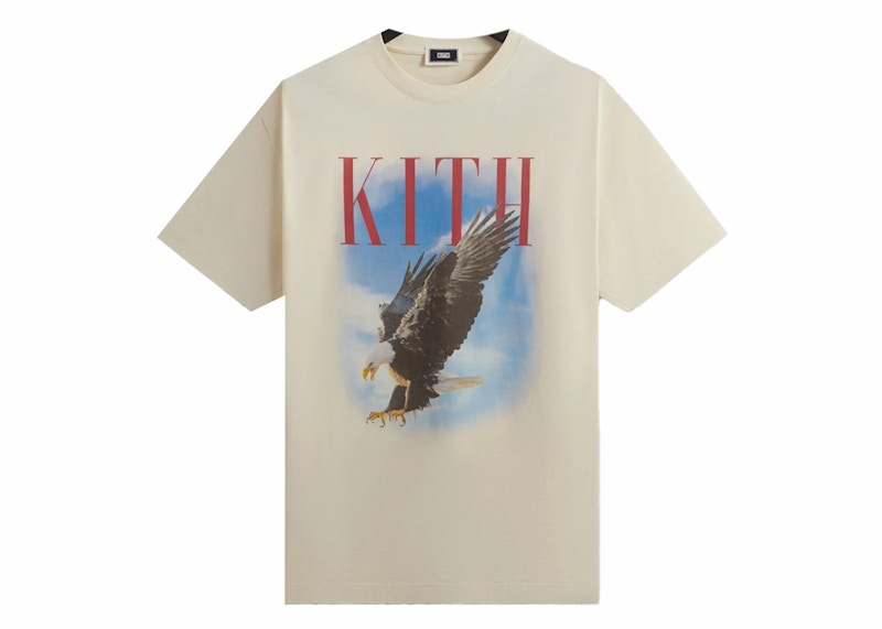 Kith Eagle Vintage Tee Sandrift