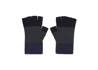 Kith Ellwood Colorblocked Fingerless Gloves Dark Green