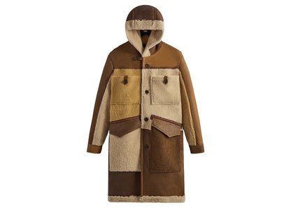 Kith Elm Shearling Parka Chestnut