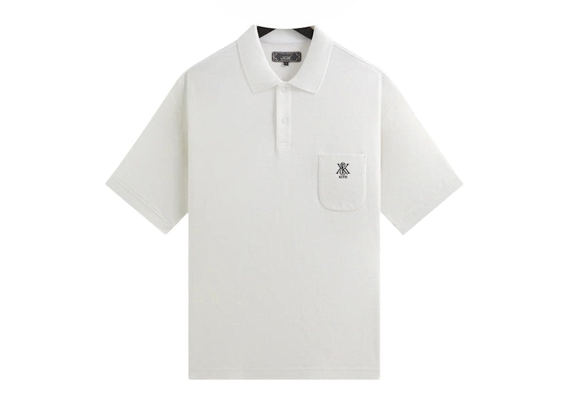 Kith Ethan Pique Polo (SS25) White