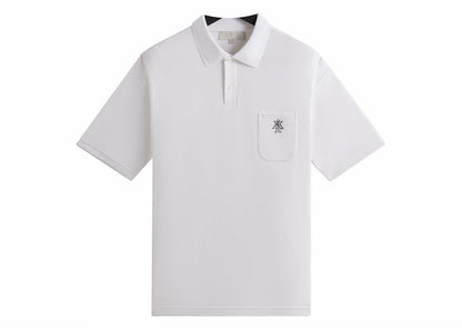 Kith Ethan Pique Polo White