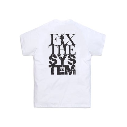 Kith FIX THE SYSTEM Tee White