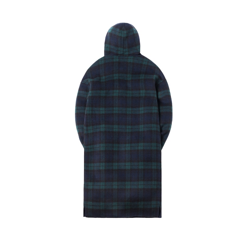 Kith Fagen Hooded Wool Coat Navy