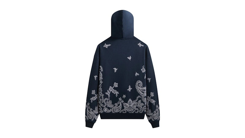 Kith Falling Paisley Nelson Hoodie Nocturnal