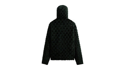 Kith Faux Fur Cropped Hoodie Bomber Stadium