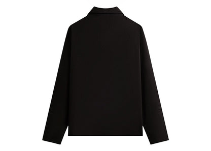 Kith Felted Jersey Lane Coaches Jacket Black