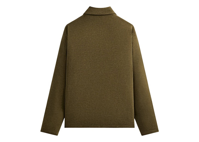 Kith Felted Jersey Lane Coaches Jacket Brush