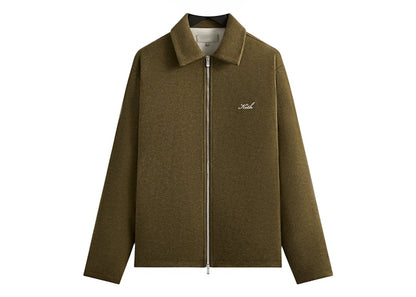Kith Felted Jersey Lane Coaches Jacket Brush