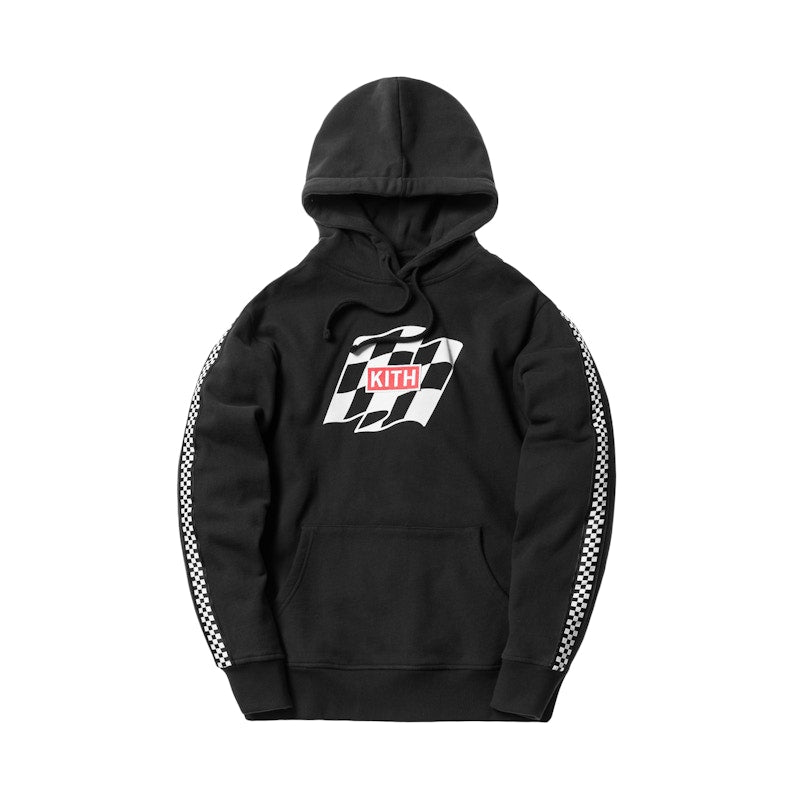 Kith Flag Wave Hoodie Black
