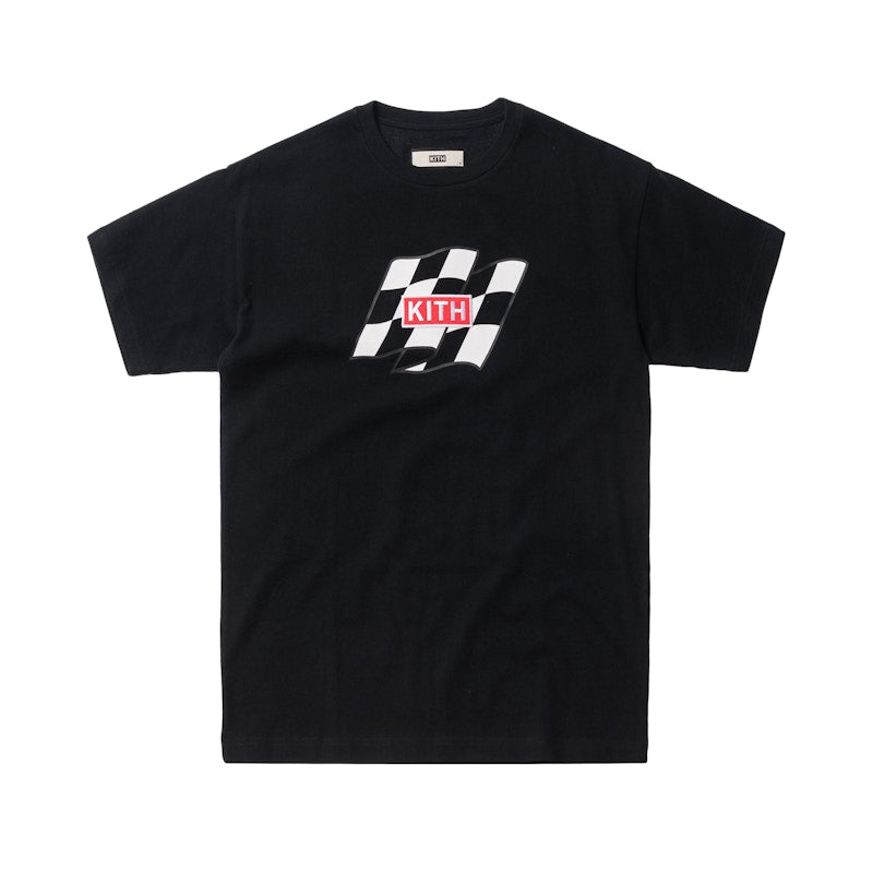 Kith Flag Wave Tee Black