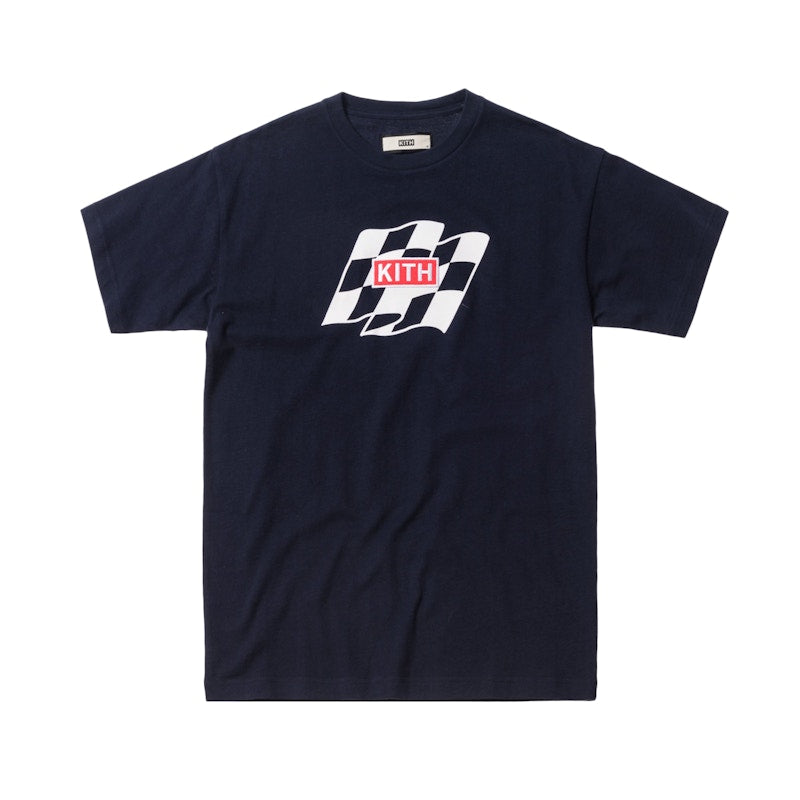 Kith Flag Wave Tee Navy