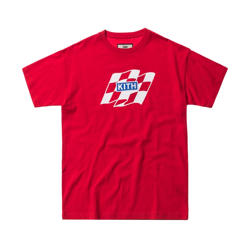 Kith Flag Wave Tee Red