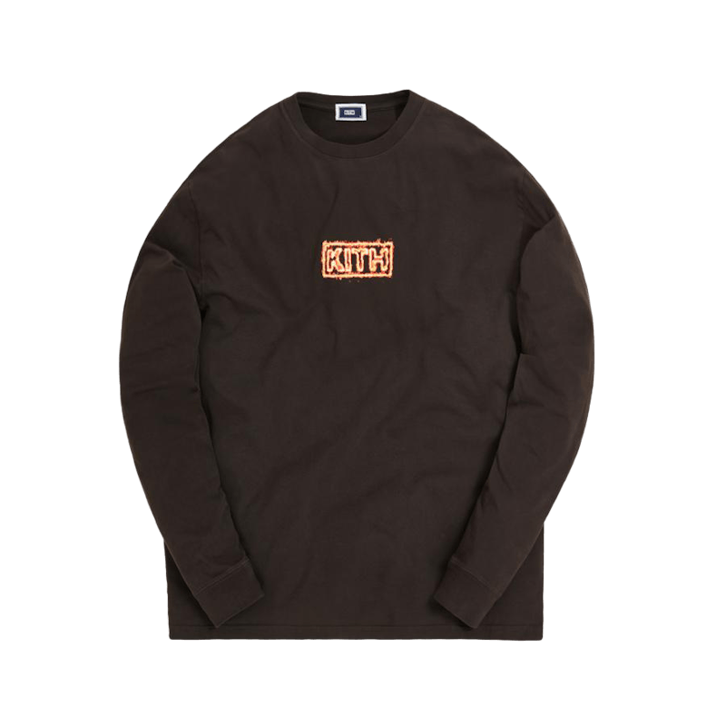 Kith Flame L/S Tee Espresso