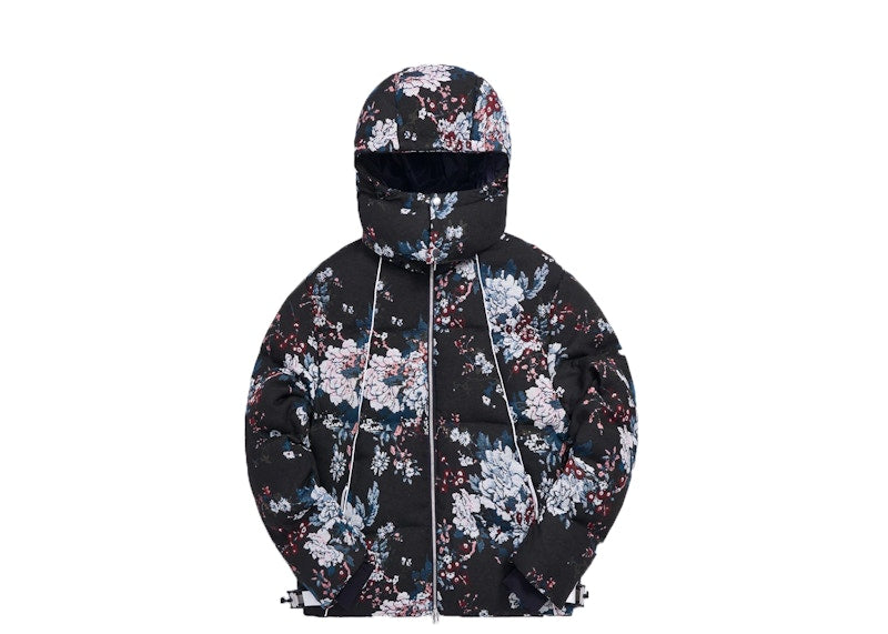 Kith Fleur Puffer Jacket Navy/Multi