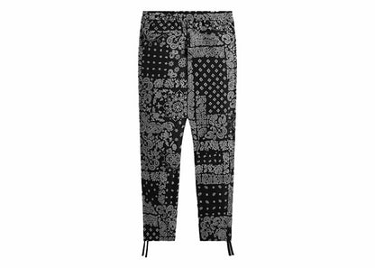 Kith Flocked Deconstructed Bandana Mercer 8 Pant Black