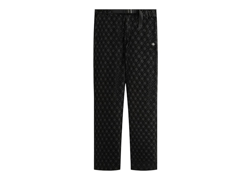 Kith Flocked Monogram Elias Pant Black