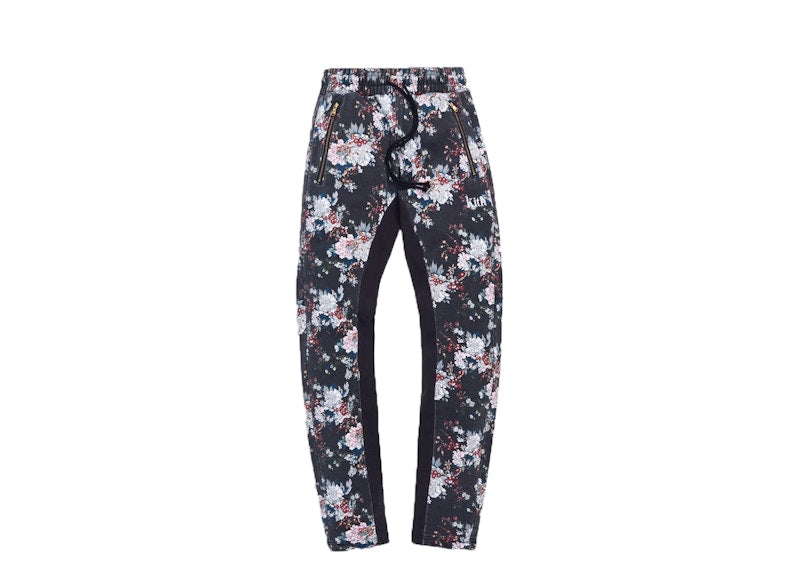 Kith Floral Bleecker Sweatpants Navy/Multi