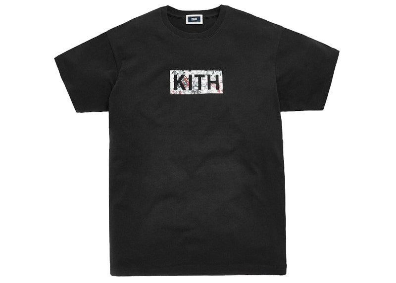 Kith Floral Classic Logo Tee (FW19) Black